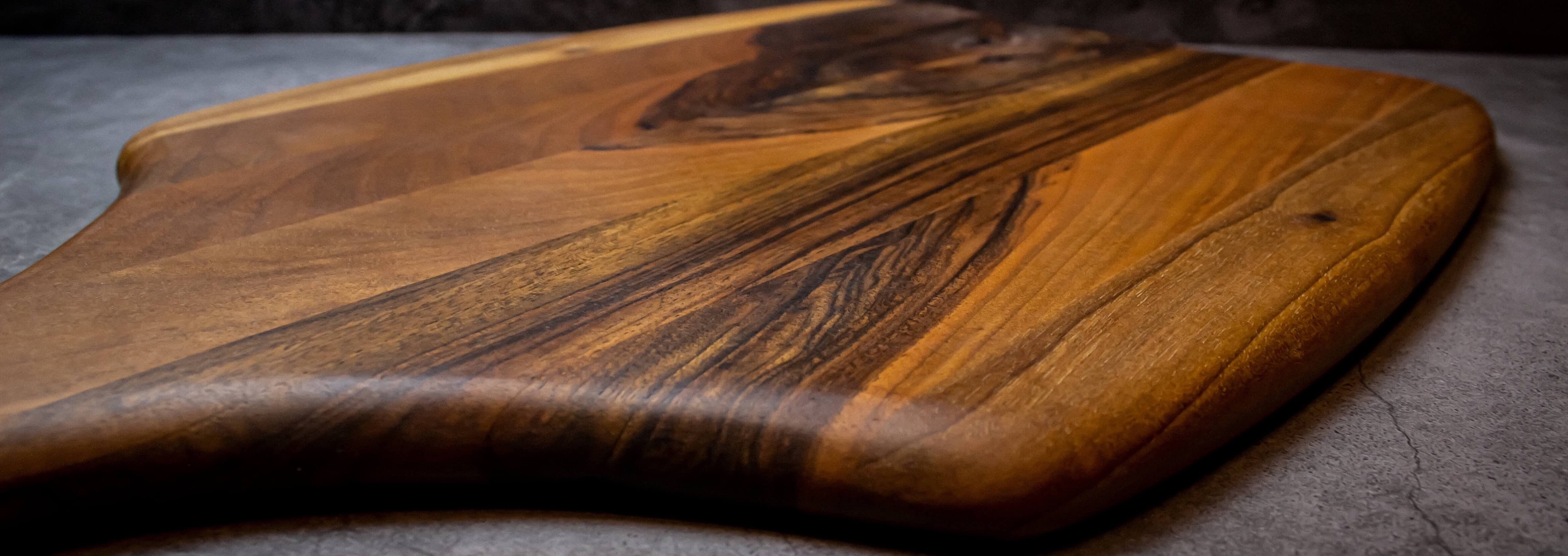 Handmade walnut charcuterie board